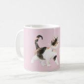 Mug Chat orange noir et blanc (Devant gauche)