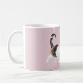 Mug Chat orange noir et blanc (Gauche)