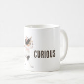 Mug Chat orange noir et blanc (Devant droit)