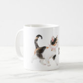 Mug Chat orange noir et blanc (Devant gauche)