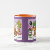 Mug Chat orange tabby impertinent sur le comptoir de c (Centre)