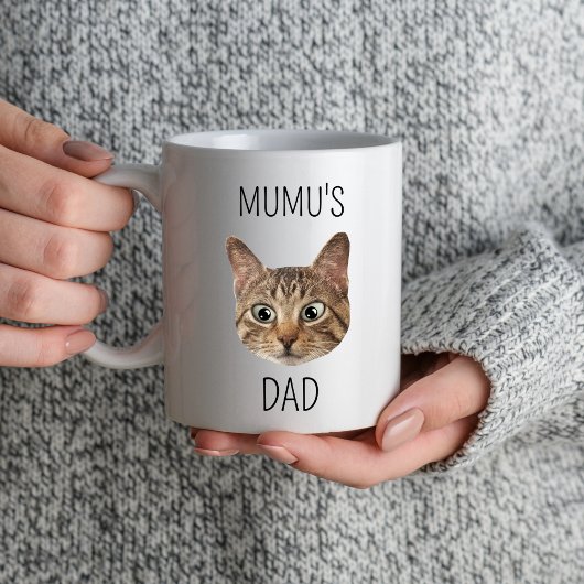 Mug Chat Papa Fête des pères Propriétaire Amoureux des