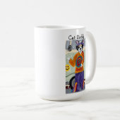Mug Chat Papa Hippie Tuxedo (Devant droit)
