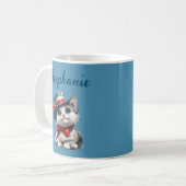 Mug Chat Patriotique 14 Juillet (Devant gauche)