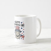 Mug Chat patriotique Meow-Morial Day Conception Vector (Devant droit)