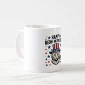 Mug Chat patriotique Meow-Morial Day Conception Vector (Devant gauche)