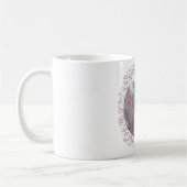 Mug Chat Persan Blanc sur une Chaise Rose (Gauche)