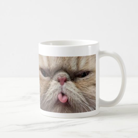 Mug Chat persan collant la langue (Droite)