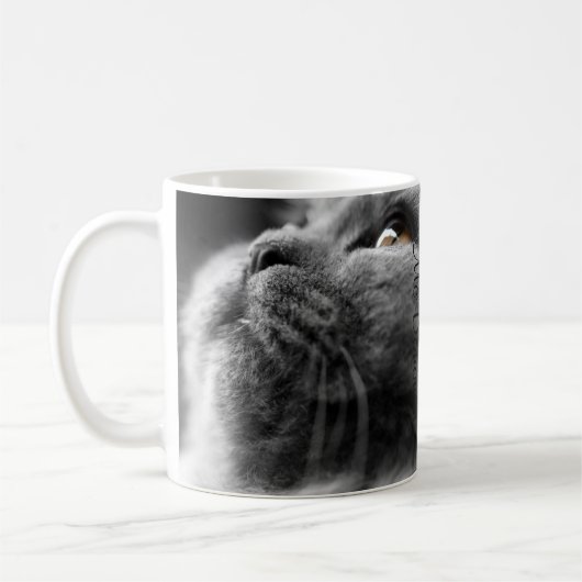 Mug Chat persan gris (Gauche)