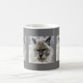 Mug Chat Perse Blanc En Aquarelle (Centre)