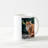 Mug Chat perse orange (Devant droit)