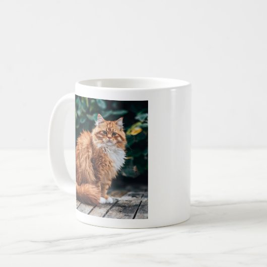 Mug Chat perse orange (Devant gauche)