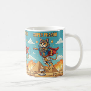 Mug Chat Pharaon - Félin Égyptien Ancien Super Héroïqu