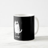 Mug Chat Pirate – Art Minimal et Drôle de Chat (Devant droit)