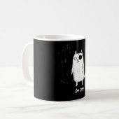 Mug Chat Pirate – Art Minimal et Drôle de Chat (Devant gauche)