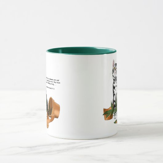 Mug Chat plante (Centre)