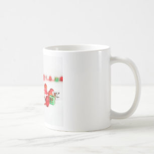Mug Chat portant le chapeau rouge du Père Noël