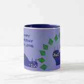 MUG CHAT POUR ANNIVERSAIRE (Centre)