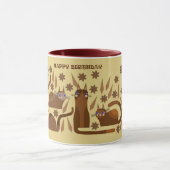 MUG CHAT POUR ANNIVERSAIRE (Centre)