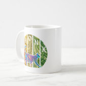 Mug Chat psychédélique - Trippy Feline Art (Devant gauche)