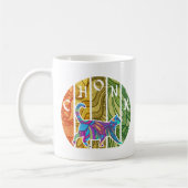 Mug Chat psychédélique - Trippy Feline Art (Gauche)