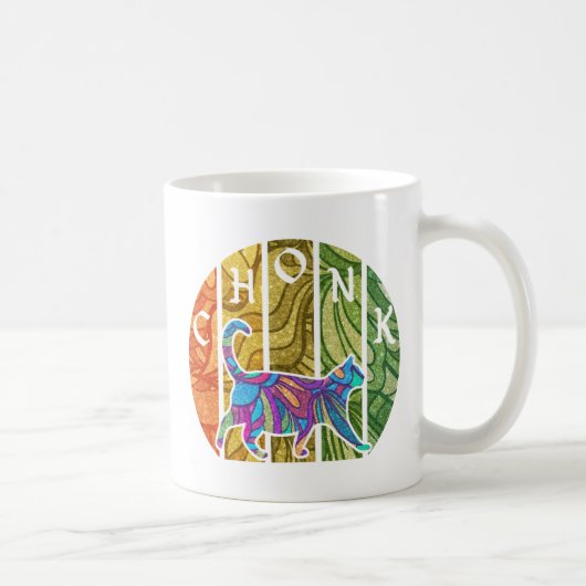 Mug Chat psychédélique - Trippy Feline Art (Droite)