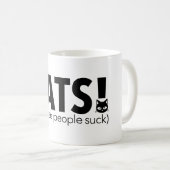 Mug Chat puisque les gens sucent (Devant droit)