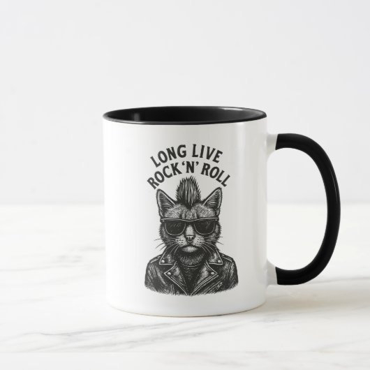 Mug Chat Punk (Droite)