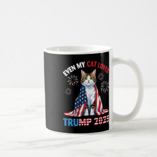 Mug Chat pyrotechnique portant le drapeau américain Mê