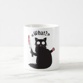 Mug Chat Quel Amusant Chat Noir Chemise Amusant Chat M (Centre)