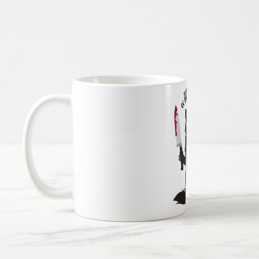 Mug Chat Quel Amusant Chat Noir Chemise Amusant Chat M (Gauche)