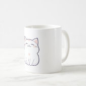 Mug Chat qui chante avec une note de musique Design Ka (Devant droit)