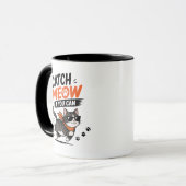 Mug Chat qui court drôle (Devant gauche)