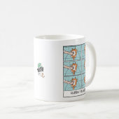 Mug Chat qui se frotte à la roulette (Devant droit)