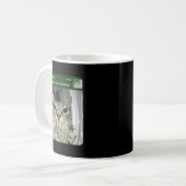 Mug Chat qui sonne avec mème de mouvement (Devant gauche)