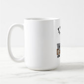 Mug Chat qui travaille de la maison (Gauche)