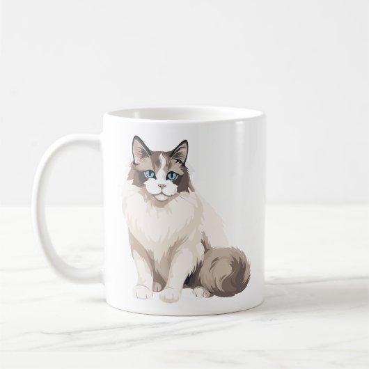 Mug Chat Ragdoll (Gauche)