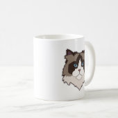 Mug Chat Ragdoll (Devant droit)