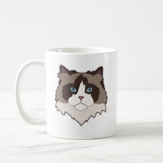 Mug Chat Ragdoll (Gauche)