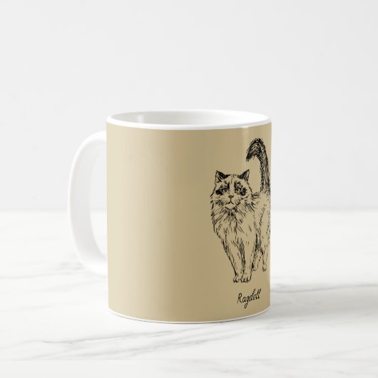 Mug Chat Ragdoll (Devant gauche)