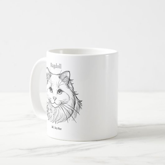 Mug Chat Ragdoll (Devant gauche)