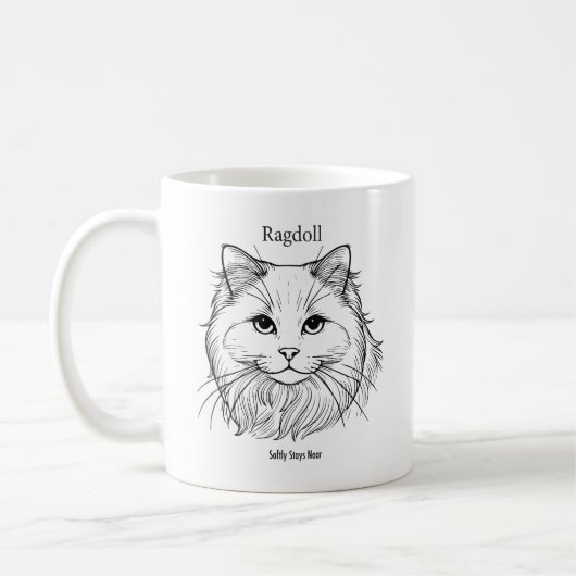 Mug Chat Ragdoll (Gauche)