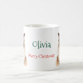 Mug Chat Ragdoll de Noël Aquarelle (Centre)