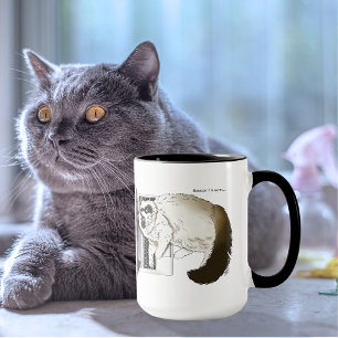 Mug Chat Ragdoll Fluffy Ordinateur Portable Lavande Dr
