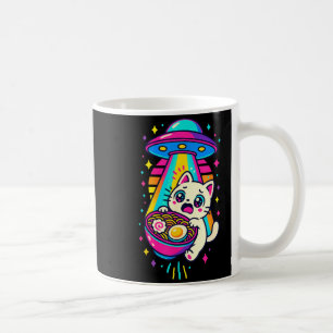 Mug Chat Ramen Ufo Japonais Anime Femme Drôle Kawaii