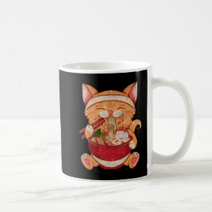 Mug Chat Ramen vintage Cuisine japonaise Kawaii Anime 