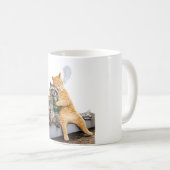 Mug Chat Raton laveur Fumant Cigarette | Boisson Mémé  (Devant droit)