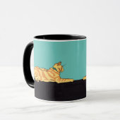 Mug Chat rayé au gingembre (Devant gauche)