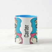 Mug Chat Retro Street Relaxant | Drôle (Centre)