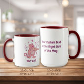 Mug Chat rose avec Violon